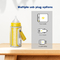 PVC portatile BPA dello scaldino della bottiglia di viaggio di USB del latte materno libero per l'alimentazione di notte