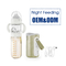 8oz/240ml 3 in 1 bottiglia di allattamento al seno del latte di vetro del termostato con il biberon di alimentazione di notte dell'erogatore di formula