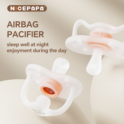 Conforto per il bambino Day And Nigh 2 In 1 Air Bag Ciucciole Imitazione del pollice Anti- soffocamento Sicurezza Ciucciole 3-6 bocche