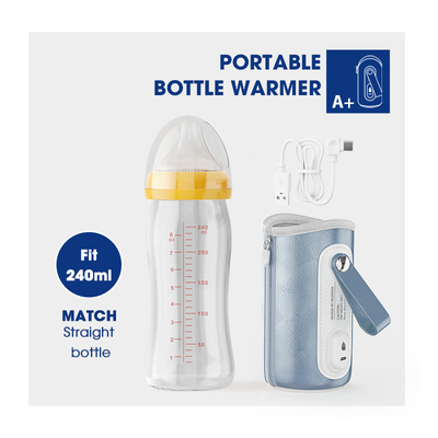 Termostato più caldo 42℃ della bottiglia portatile di viaggio dell'unità di elaborazione del latte del bambino per la formula