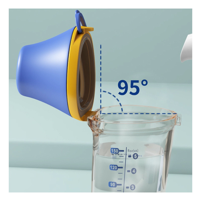 Ampi biberon Flip Cap PPSU BPA 240ml libero del collo di anti colica