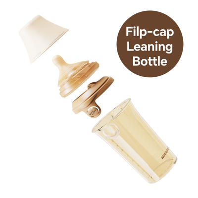 Prodotti anti-caduta 180ml Flip-cap latte per bambini bottiglia bebes Prodotti con capezzolo di silicone a flusso lento