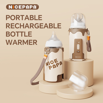 NICEPAPA venditore caldo Bottiglia elettrica di termo PU Set Isolamento notturno esterno adatto per il 90% di bicchieri di biberon